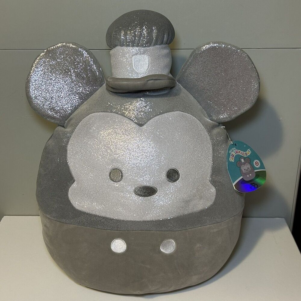 Squishmallows‎ Disney 100 14" Steamboat Willie Mickey KellyToy NWT
